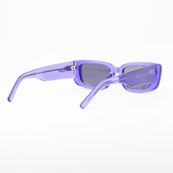 Palm Angels Purple Giorgina Sunglasses - Picture 3 of 4